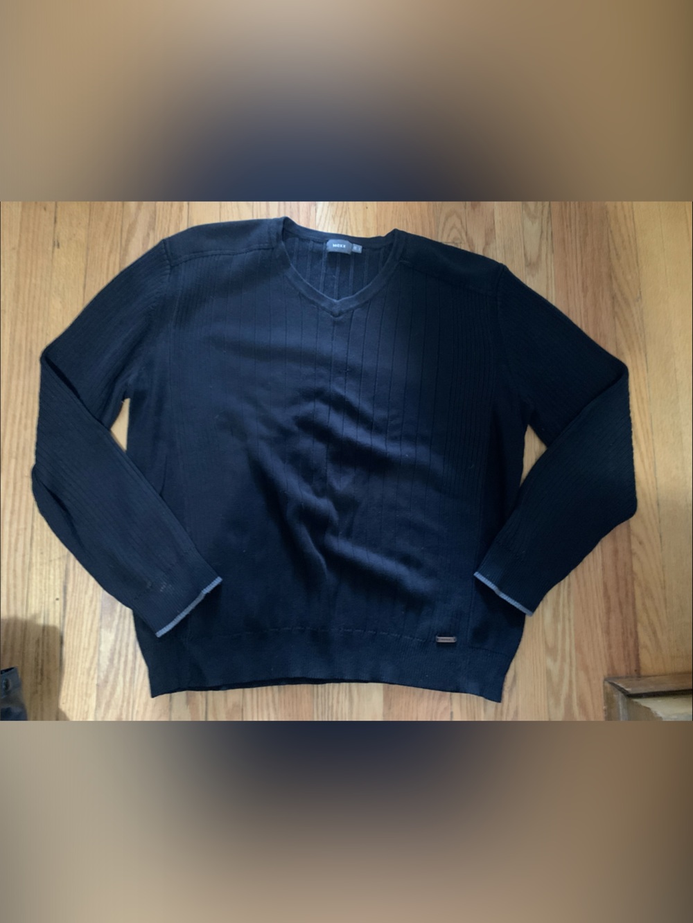 Mexx Men's Navy V-Neck Sweater